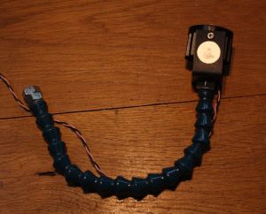 LED on it's flexible gooseneck